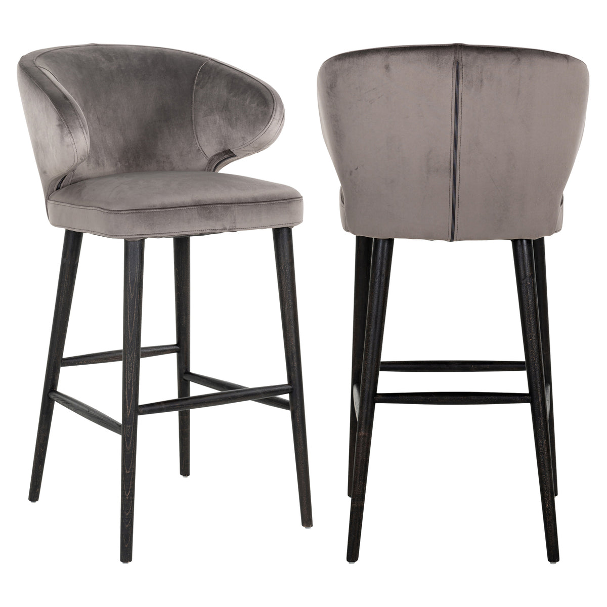 Barhocker Indigo stone velvet