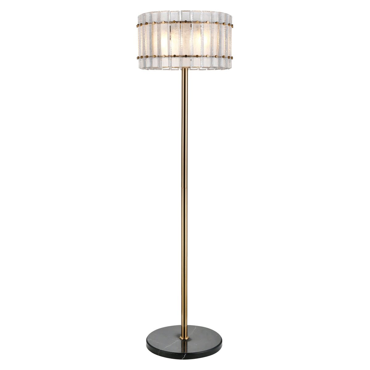 Stehlampe Feline brass antique