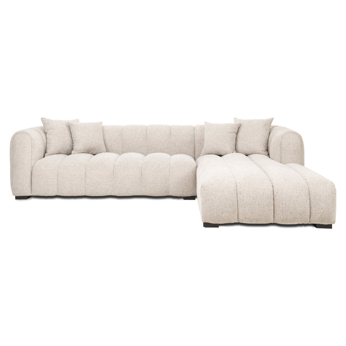 Sofa Novaro natural fancy lounge right