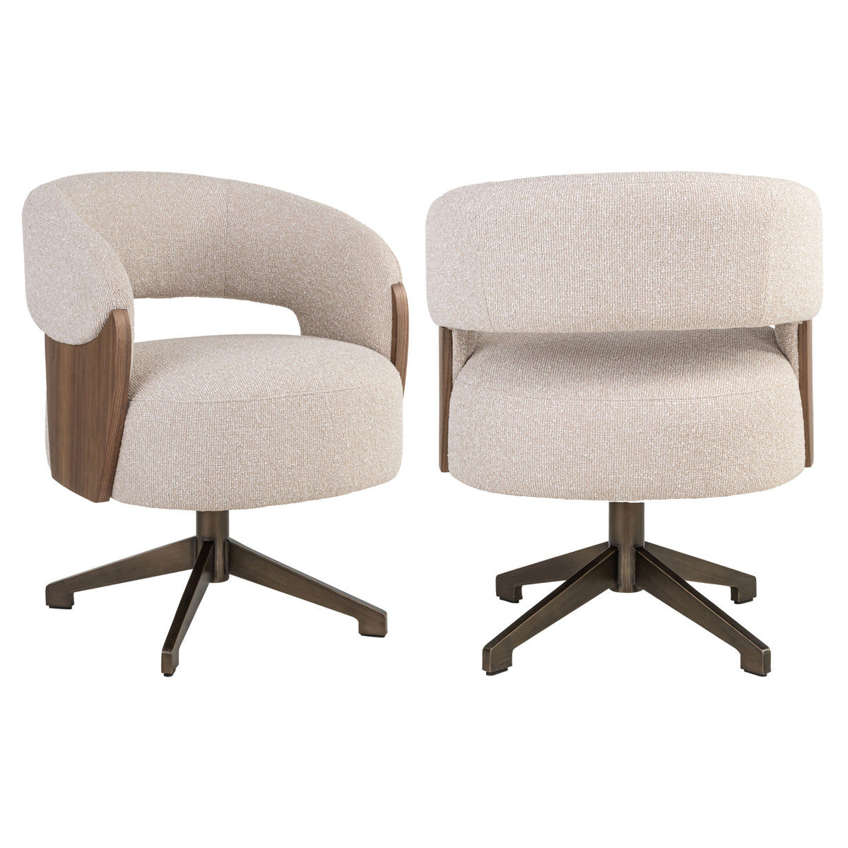 Esszimmerstuhl Pollux lodge desert walnut