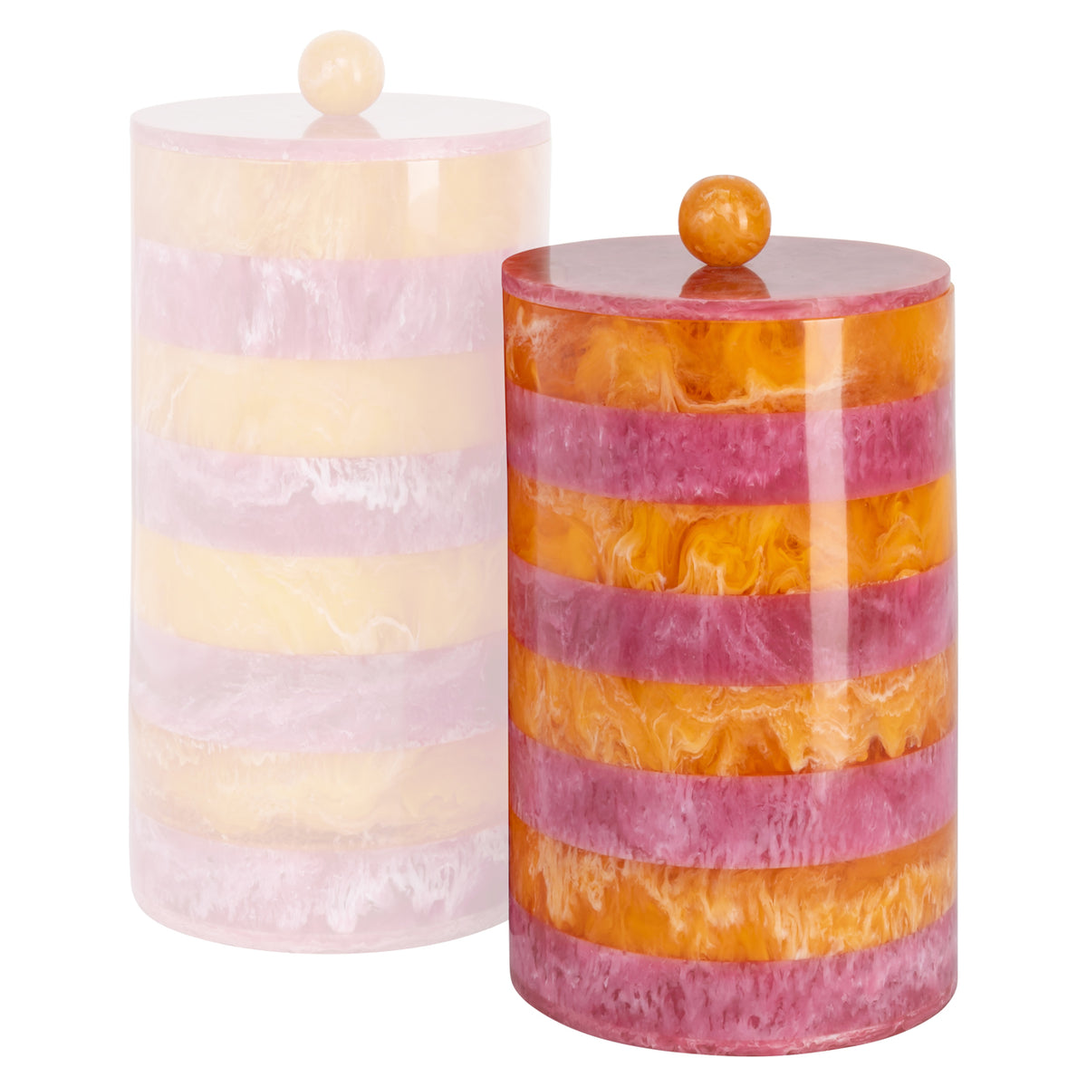 Aufbewahrungsbox Lilybelle pink/orange storage jar small