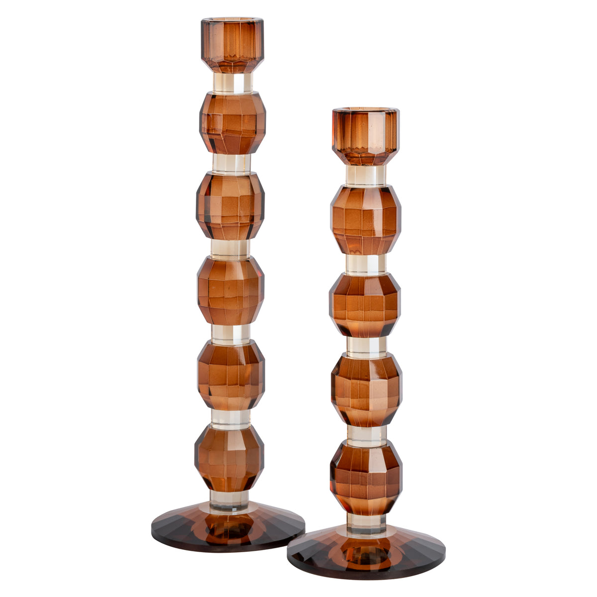 Kerzenhalter Lowan brown large