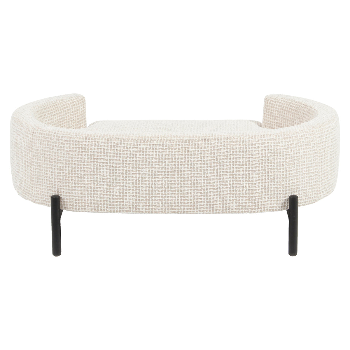 Hundebett Dolly beige blockweave