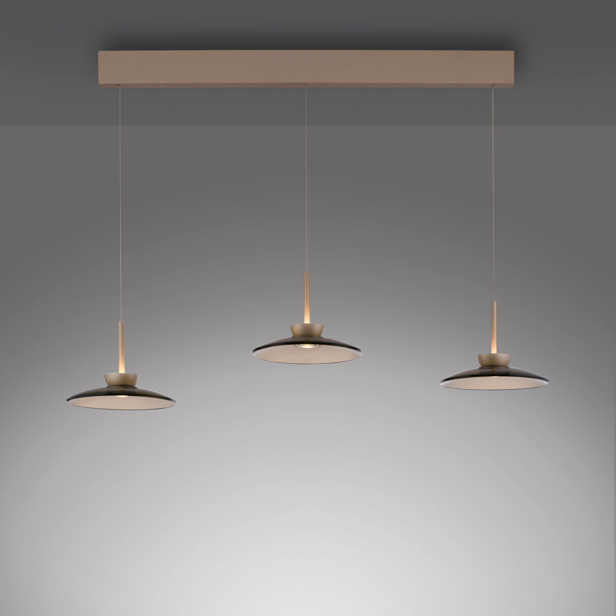 PURE Moon, Pendelleuchte, 1400x320x1800