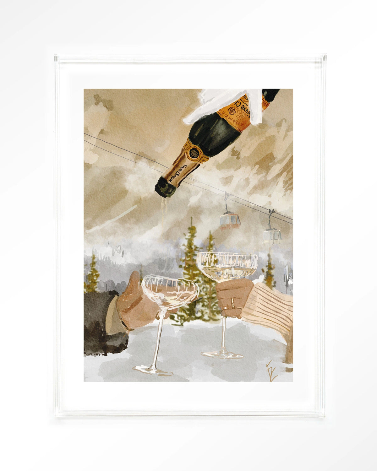Wandbild - Champagne