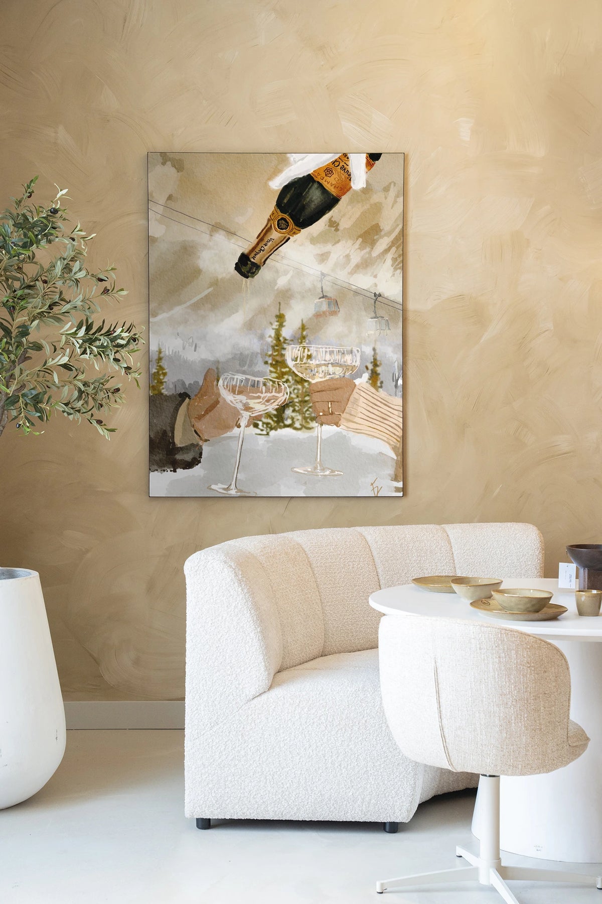 Wandbild - Champagne