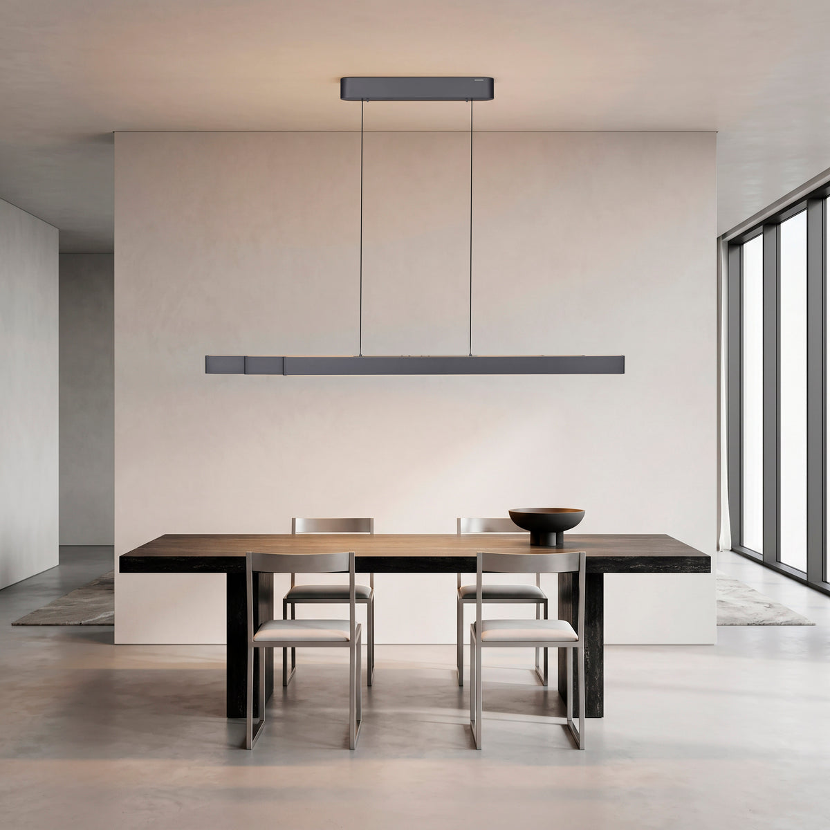 PURE E-Elevea, Pendelleuchte, 2400x85x2400