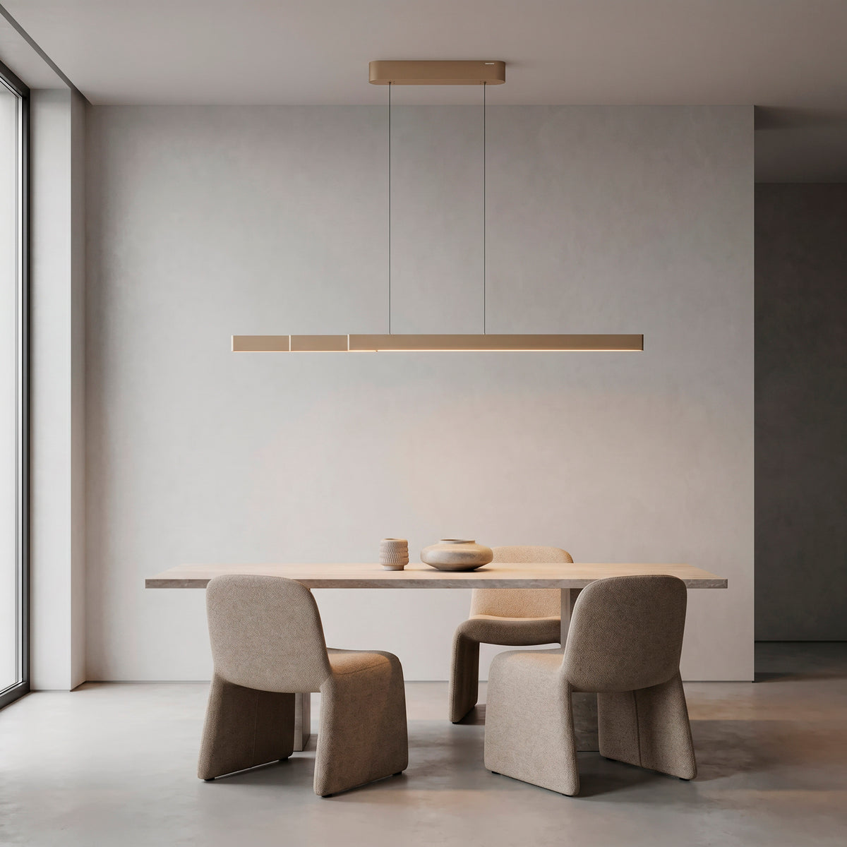 PURE E-Elevea, Pendelleuchte, 2400x85x2400