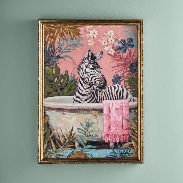 Wandbild - Zebra