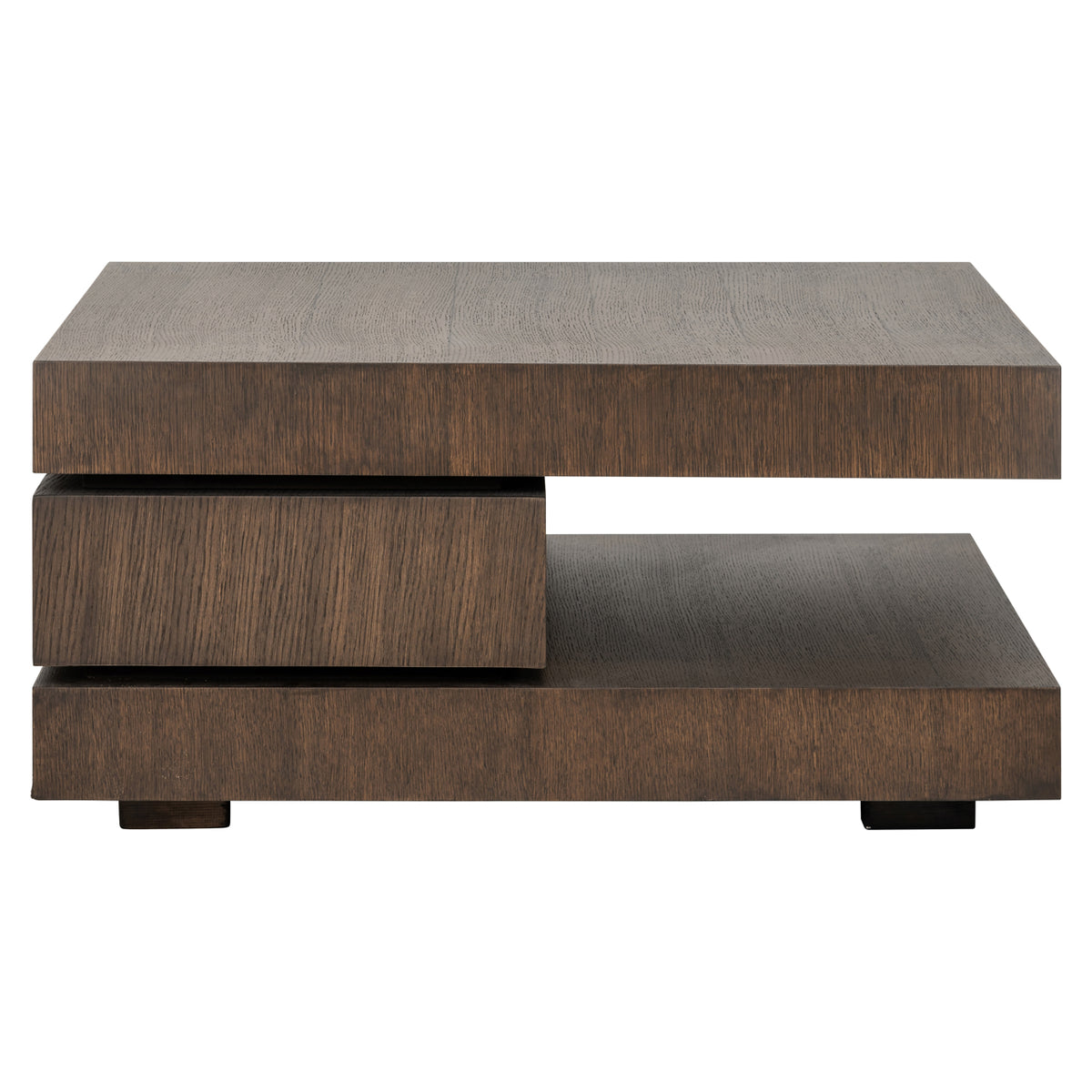 Couchtisch Oakura brown 90x90