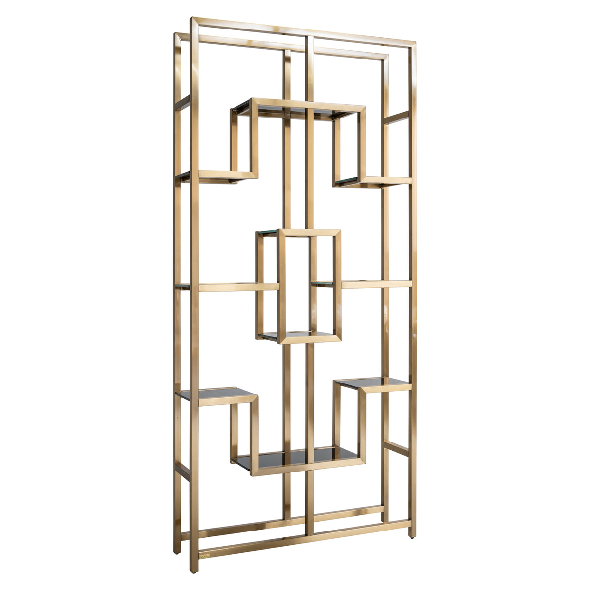 Vitrine Magnus brushed gold