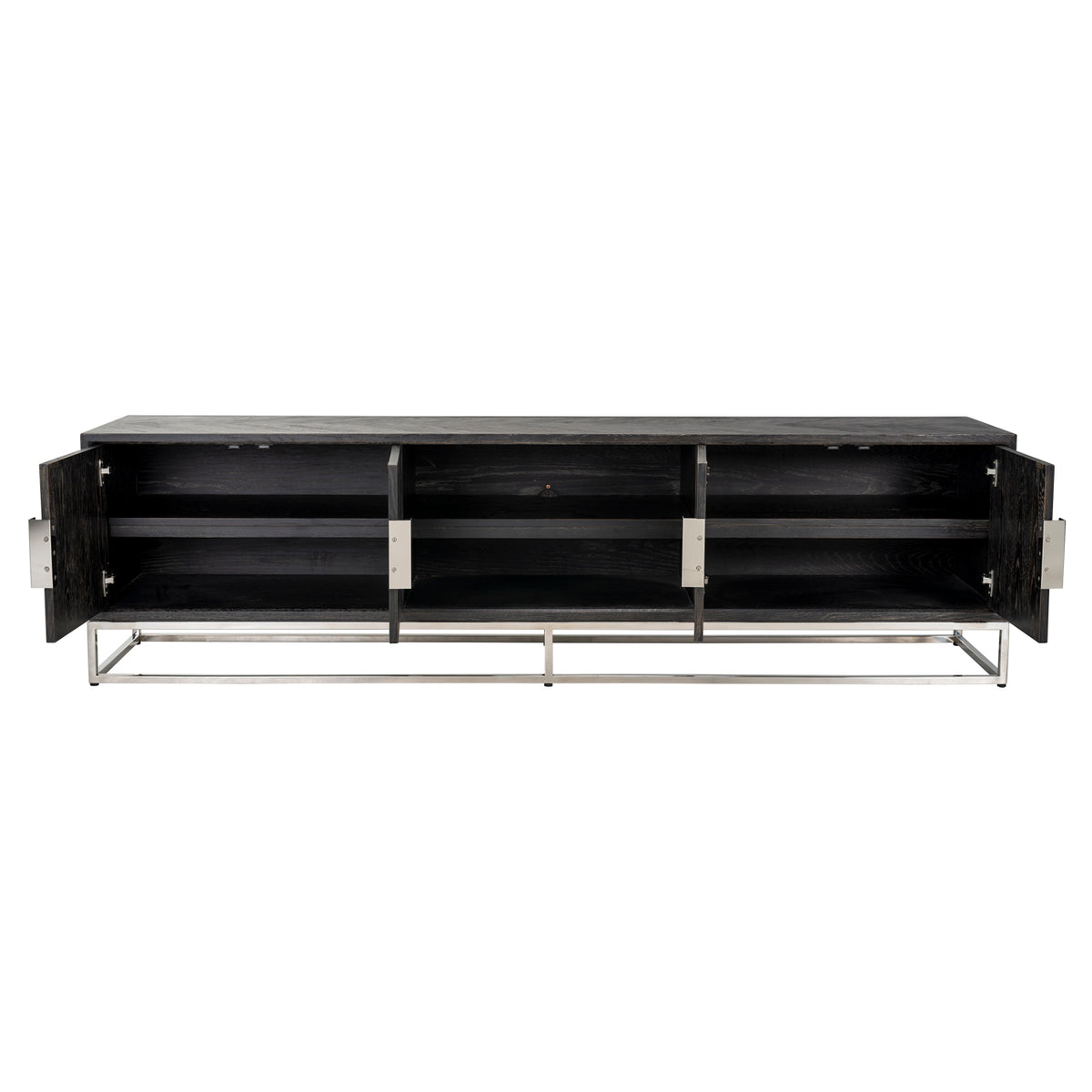 TV-Schrank Blackbone Silver black rustic 220