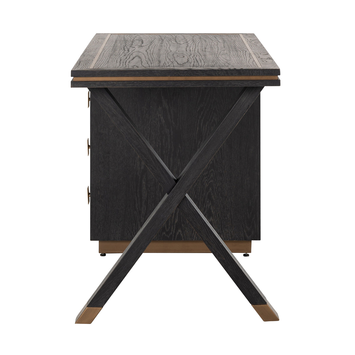 Schreibtisch Hunter black rustic