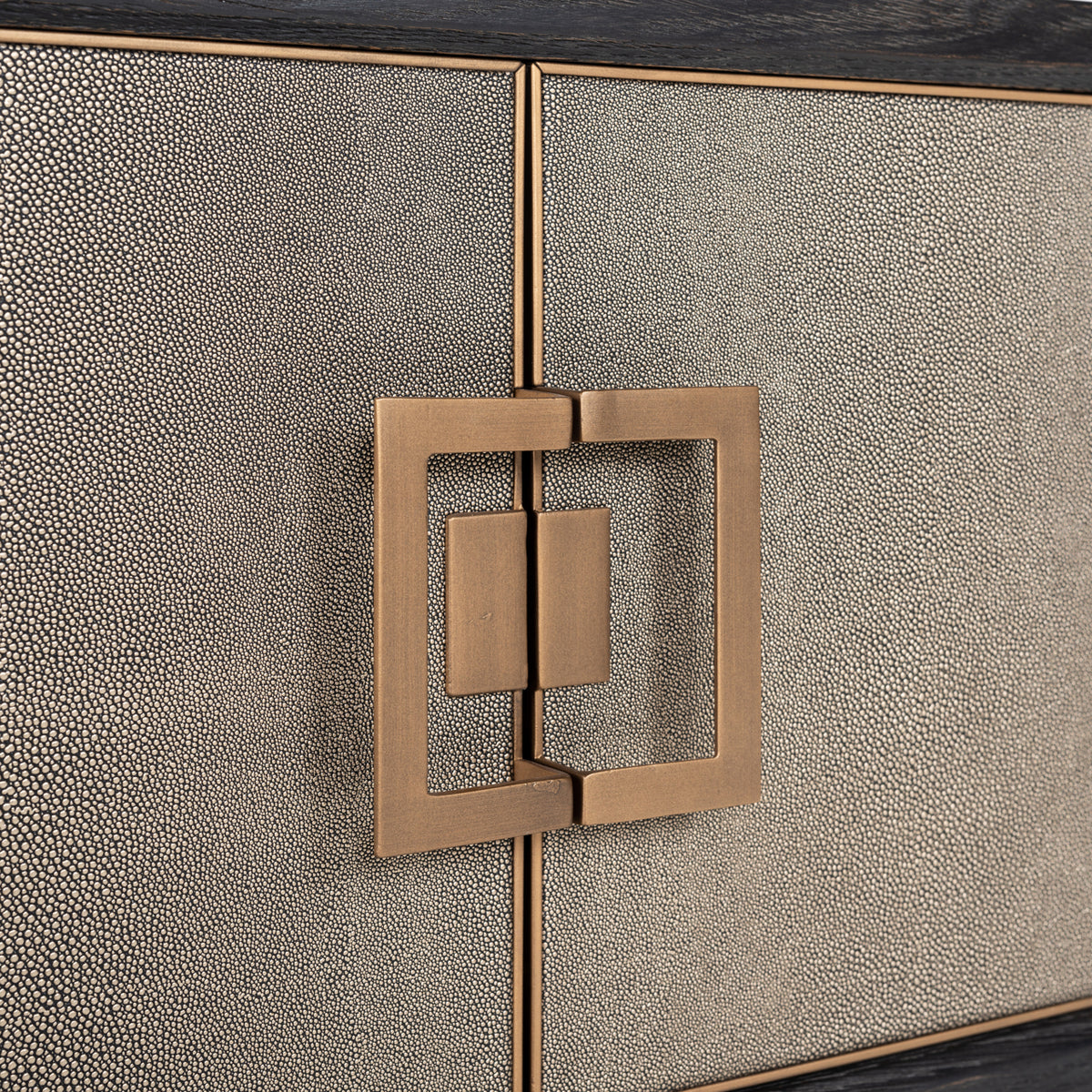 TV-Schrank Bloomville brass shagreen