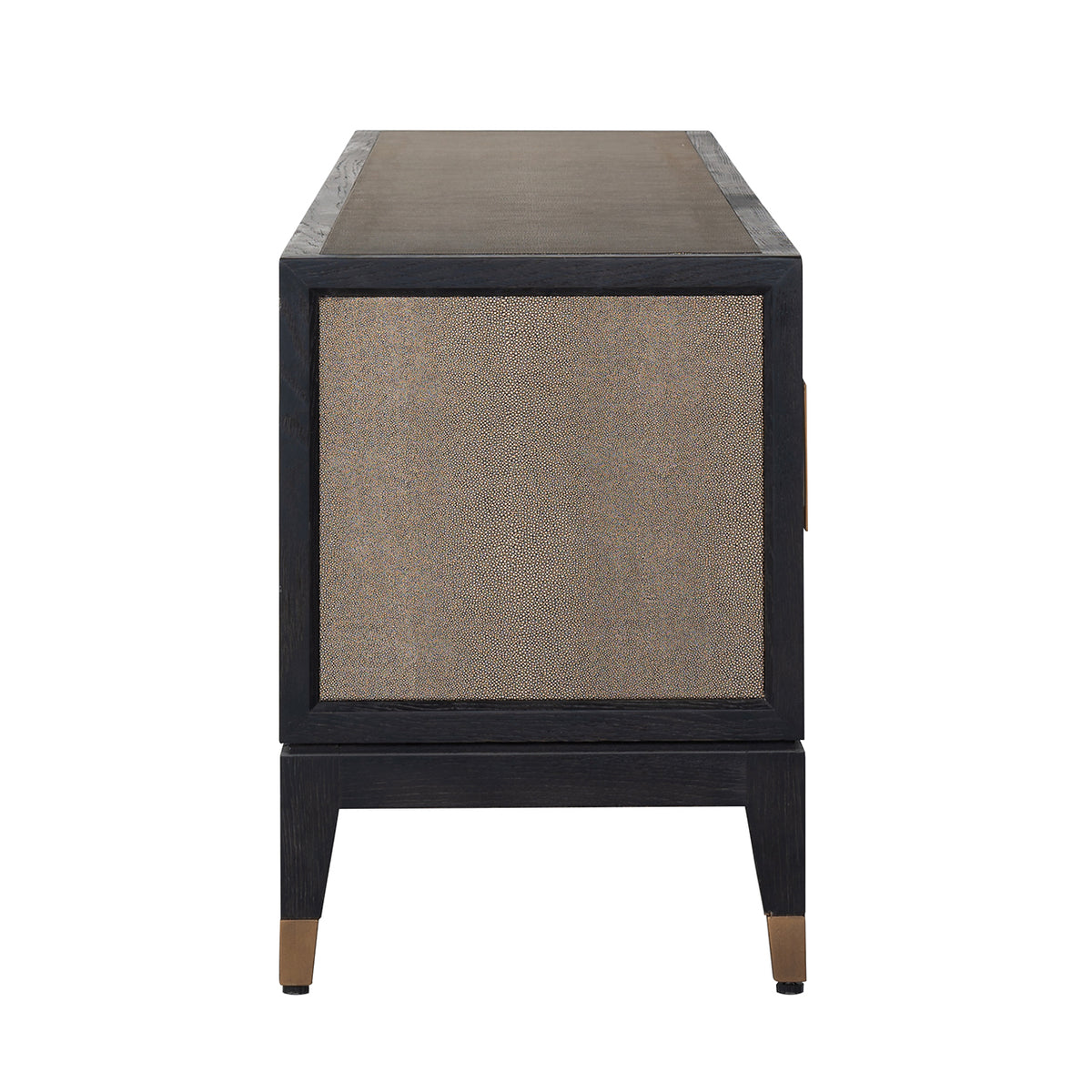 TV-Schrank Bloomville brass shagreen
