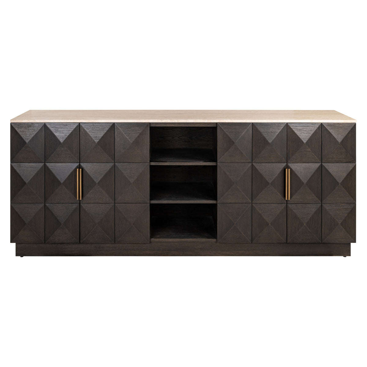 Sideboard Claremont brown  4-doors 2-shelves