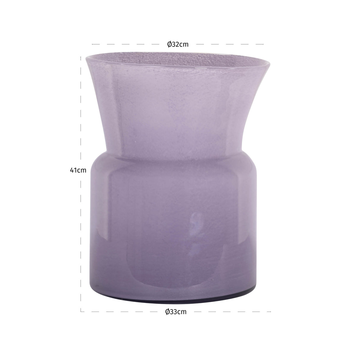 Vase Milano purple