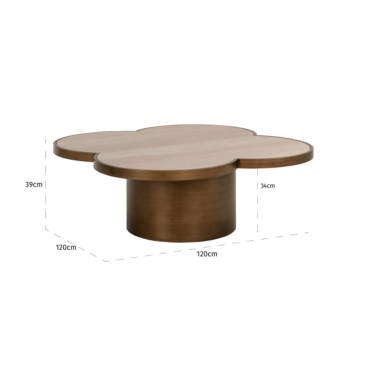 Couchtisch Clover beige