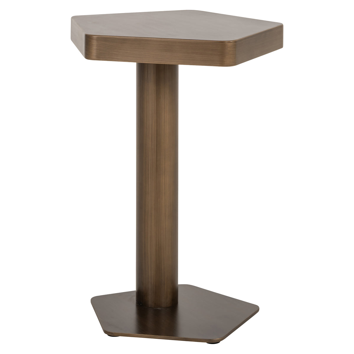 Beistelltisch Hexa brushed gold