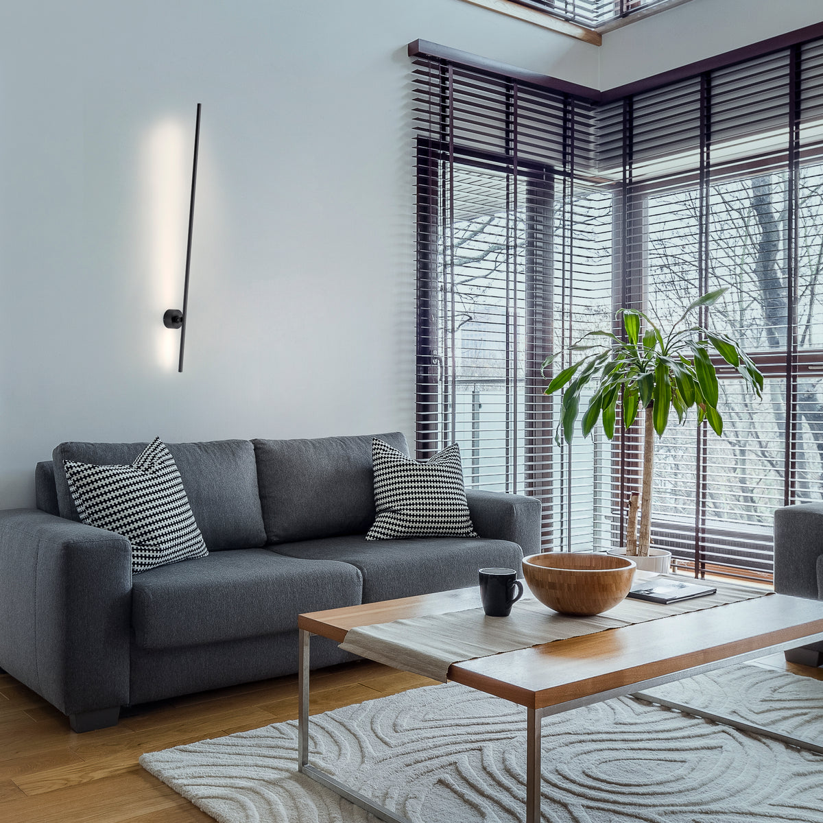 PURE Grafo, Wandleuchte, 270x85x1170