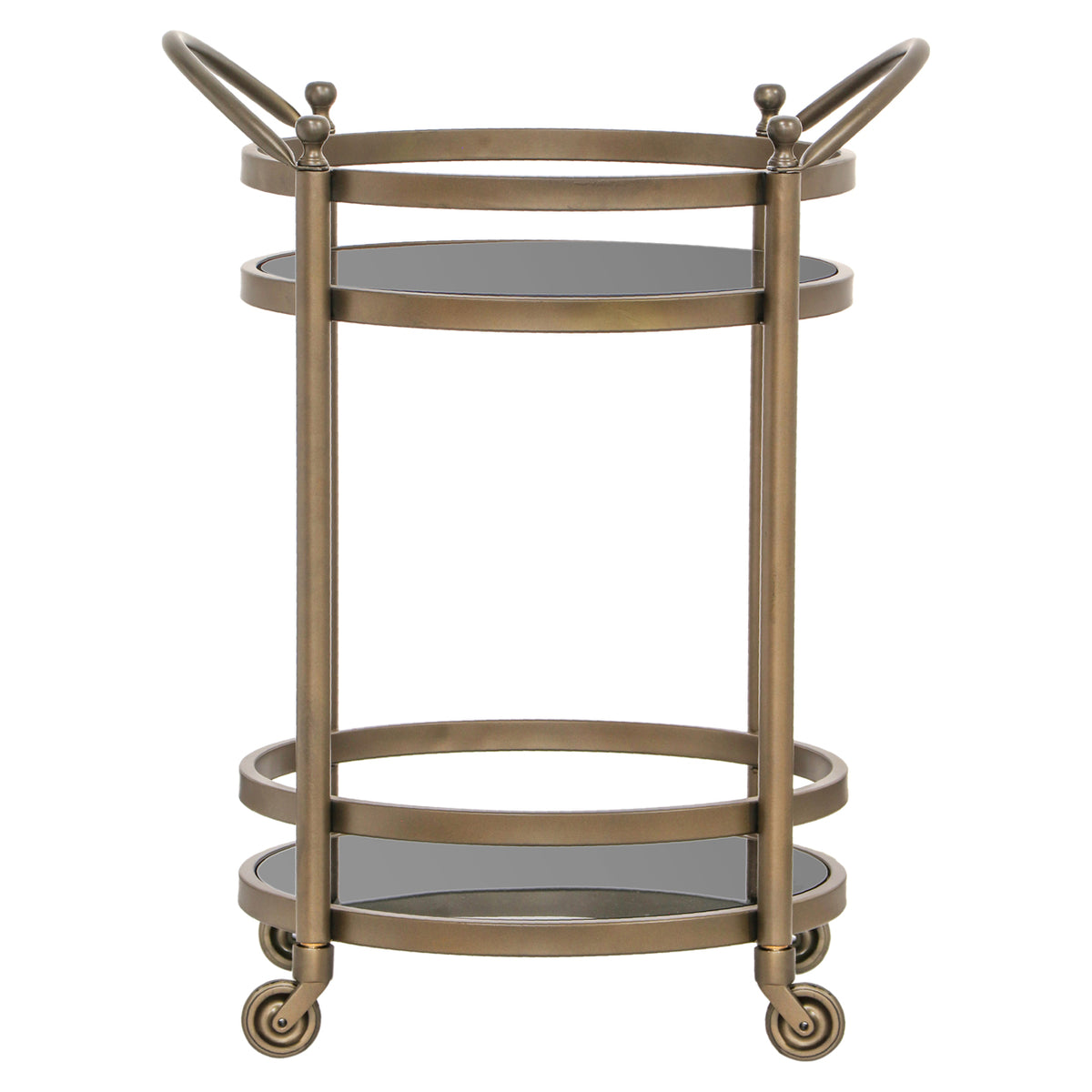 Servierwagen Hendricks brushed gold