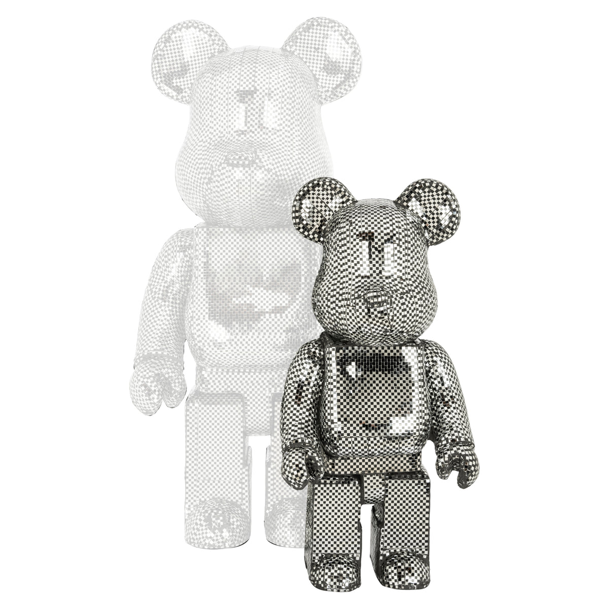 Dekoratives Objekt Bear silver small