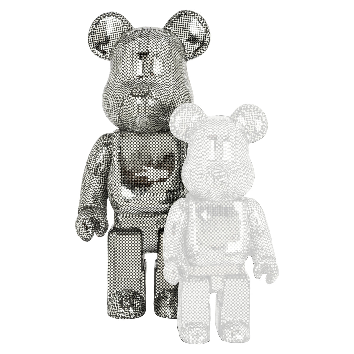 Dekoratives Objekt Bear silver large