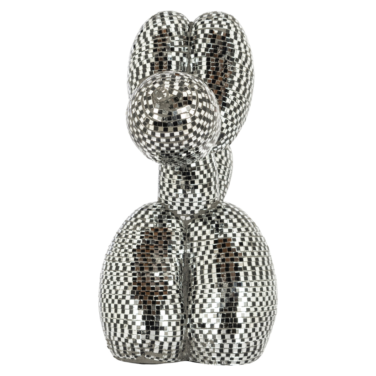 Dekoratives Objekt Dog silver small