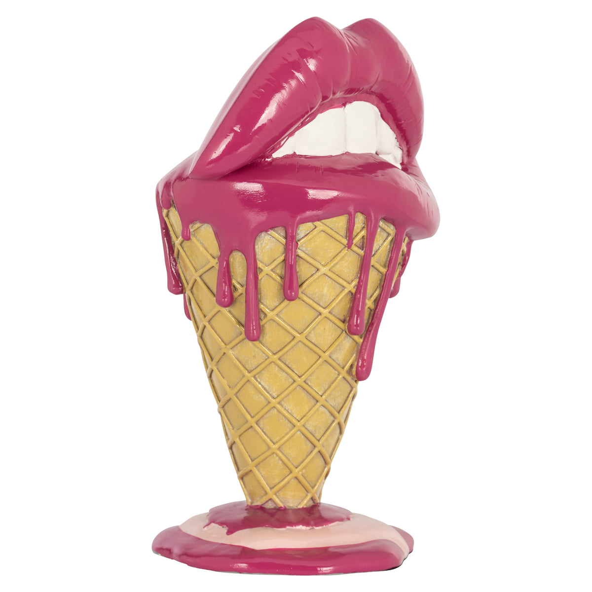 Dekoratives Objekt Lips pink