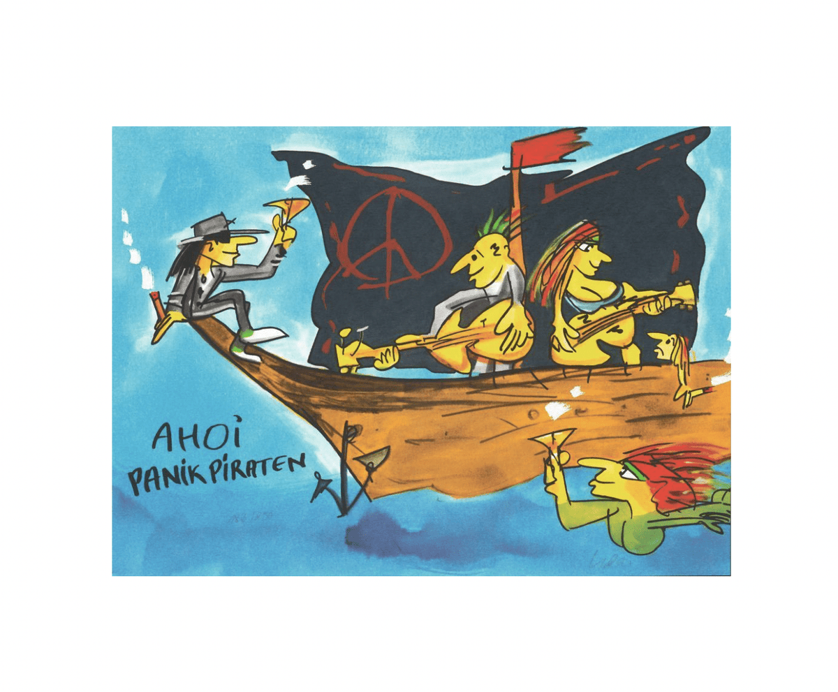 Wandbild - Udo Lindenberg Ahoi Panikpiraten