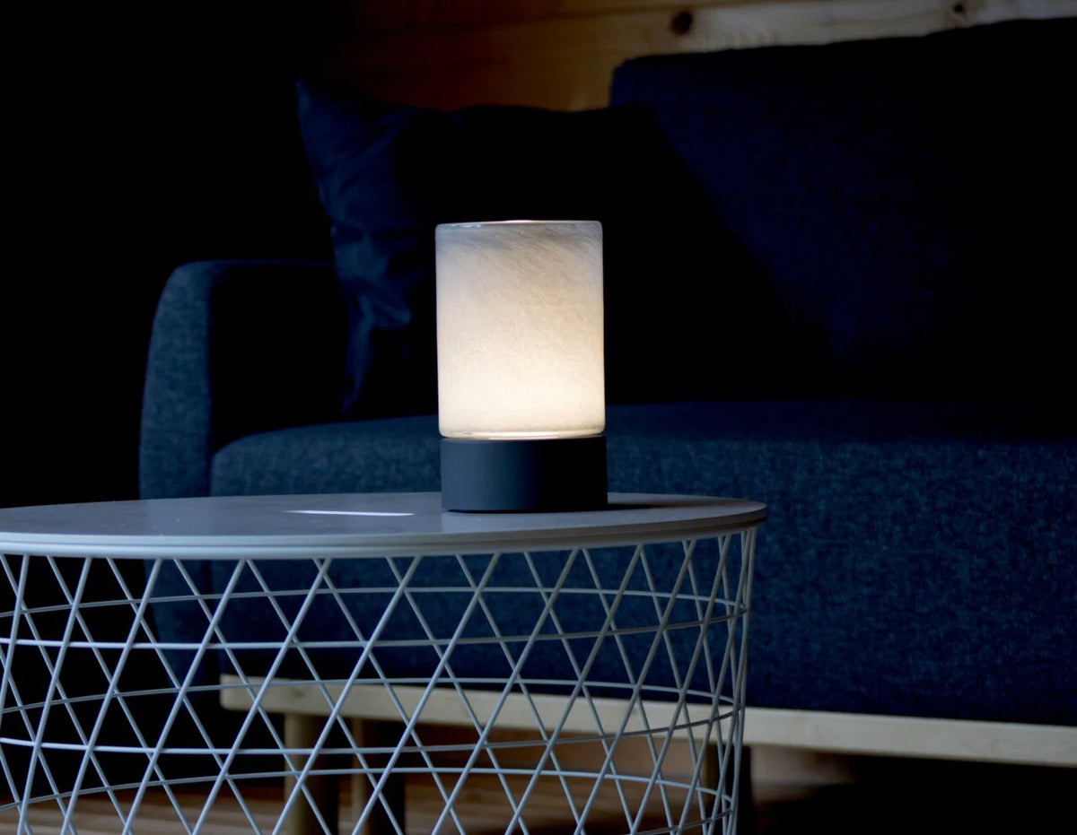 LED Windlicht - Satiniert