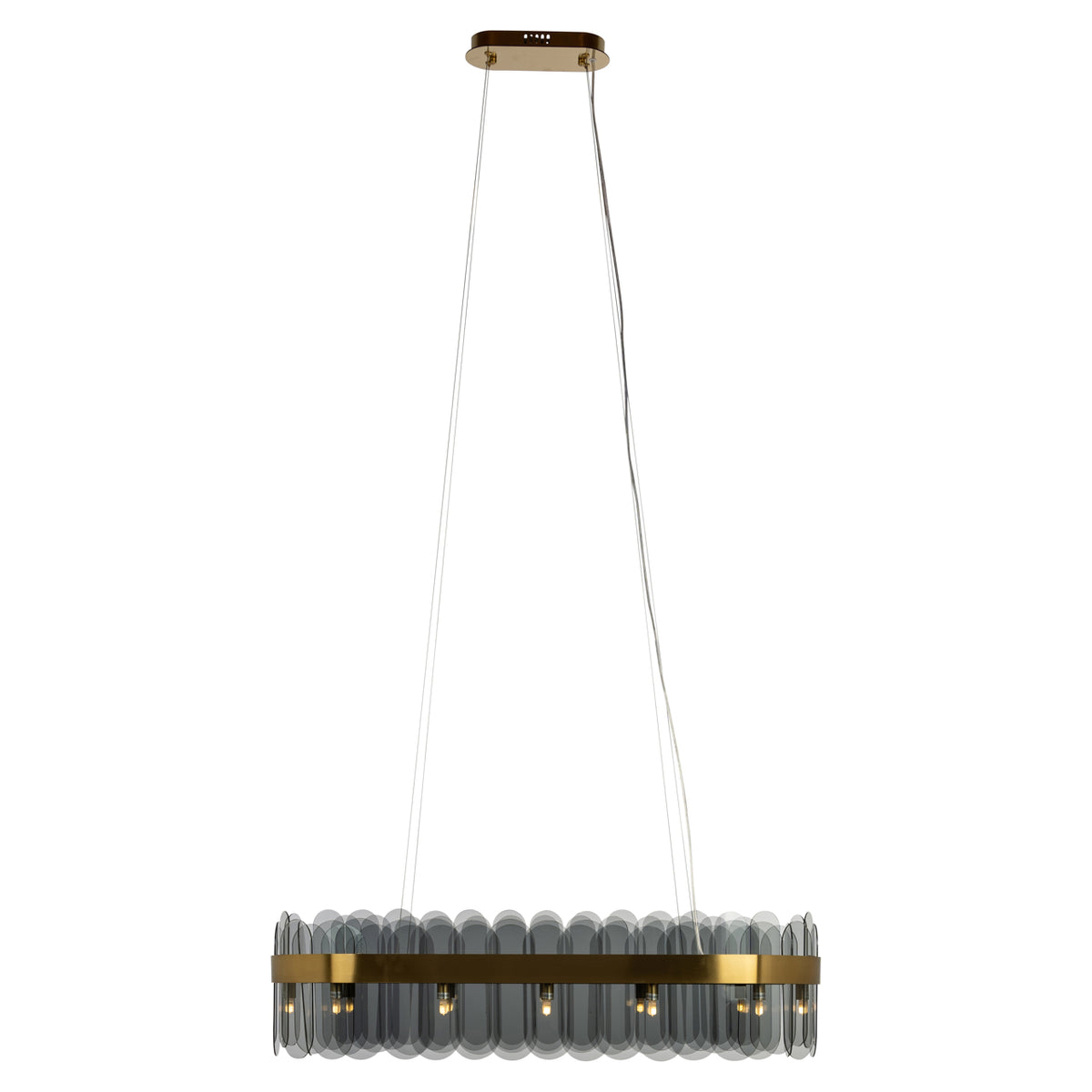Pendelleuchte Julio brushed gold