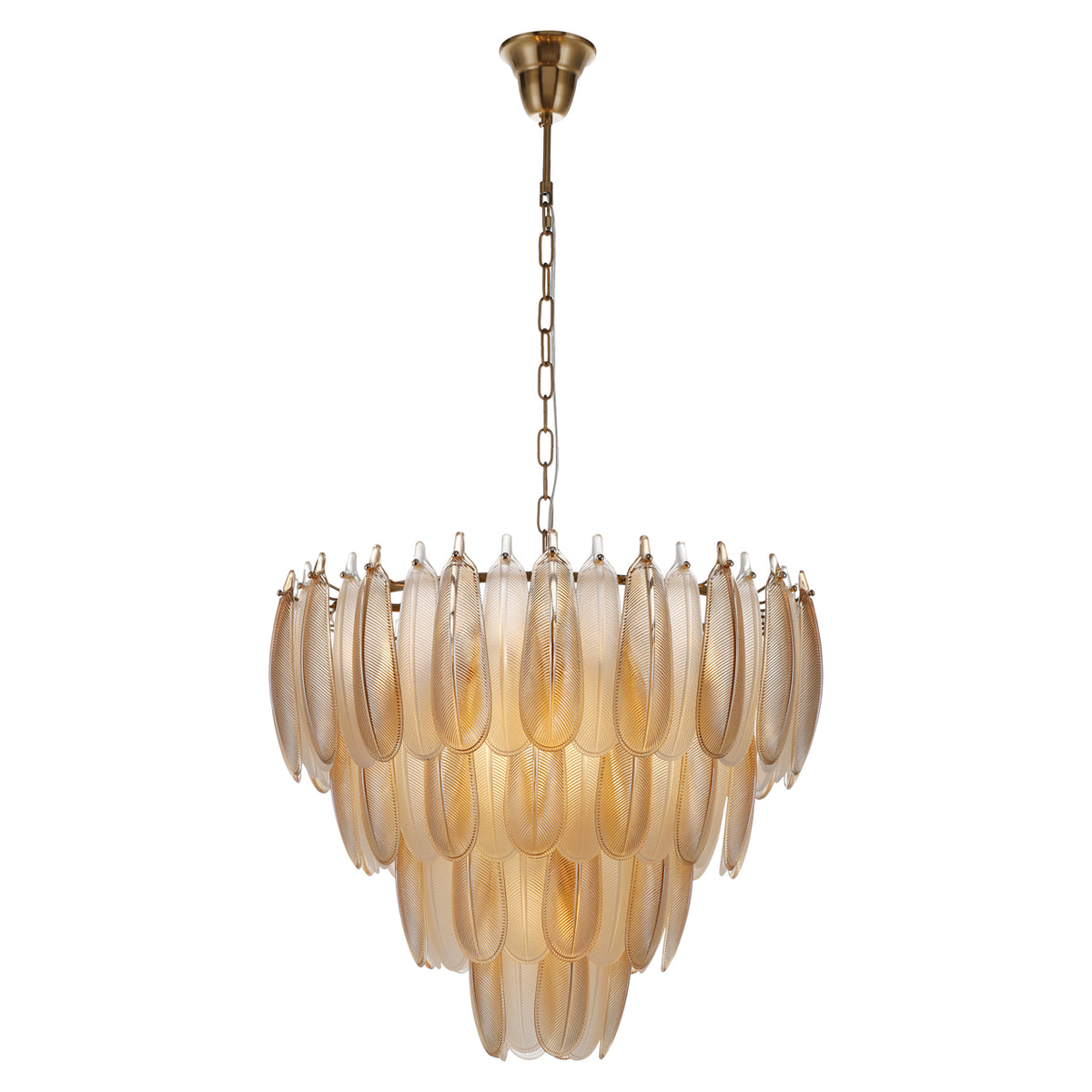 Pendelleuchte Chloe gold