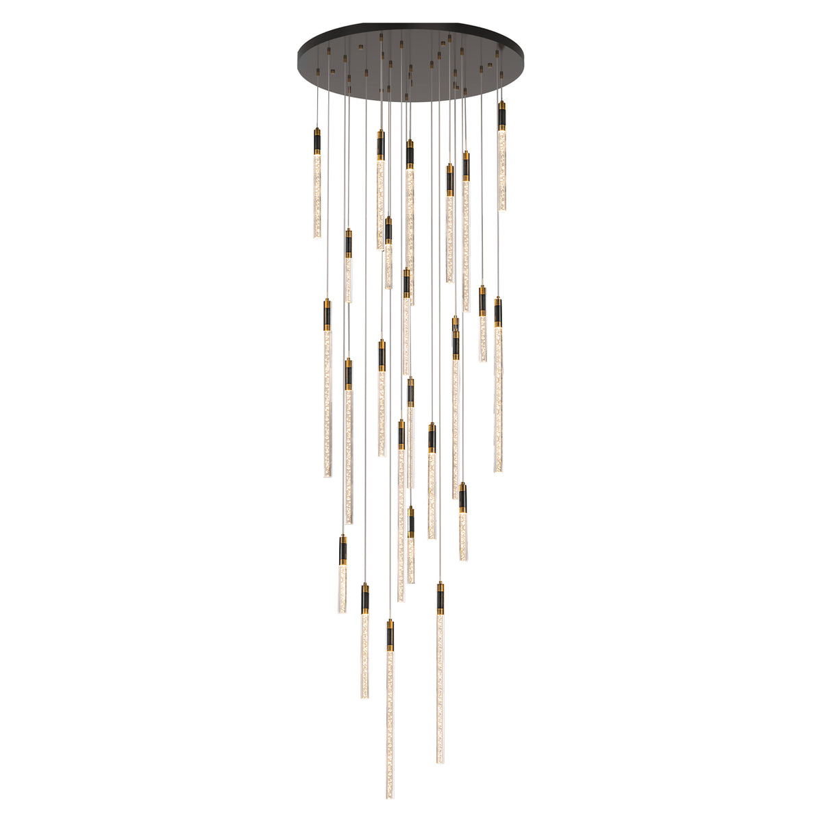 Pendelleuchte Crosley black/gold