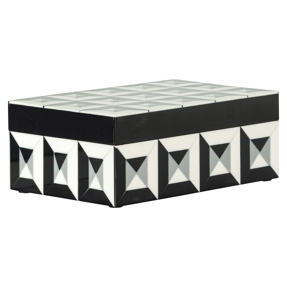 Aufbewahrungsbox Licia black/white