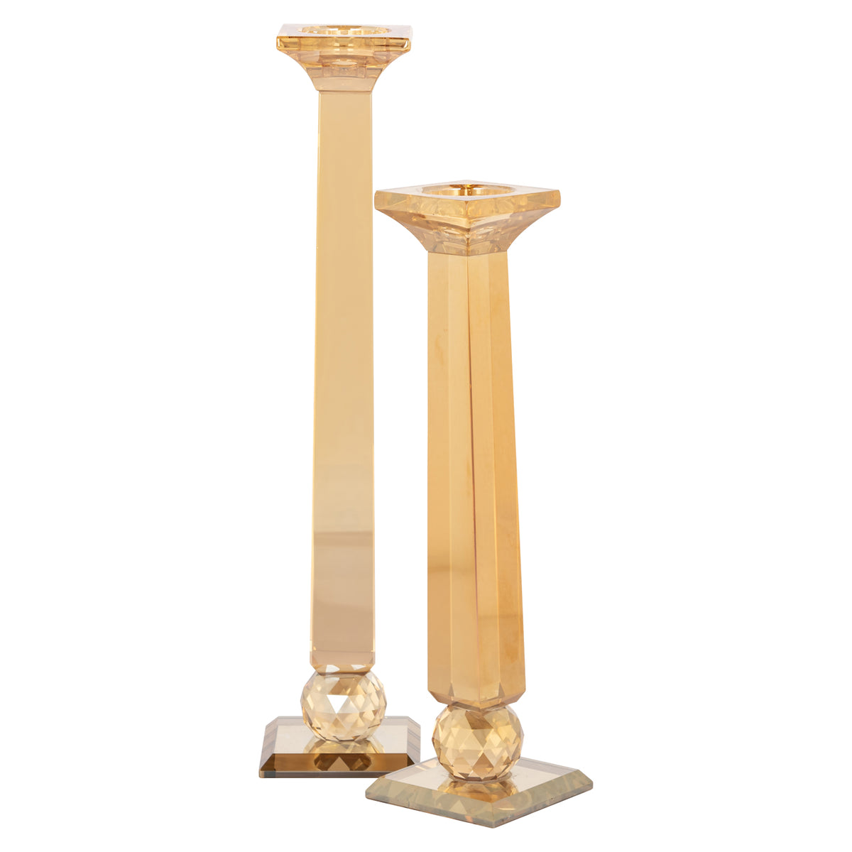 Kerzenhalter Milou amber large