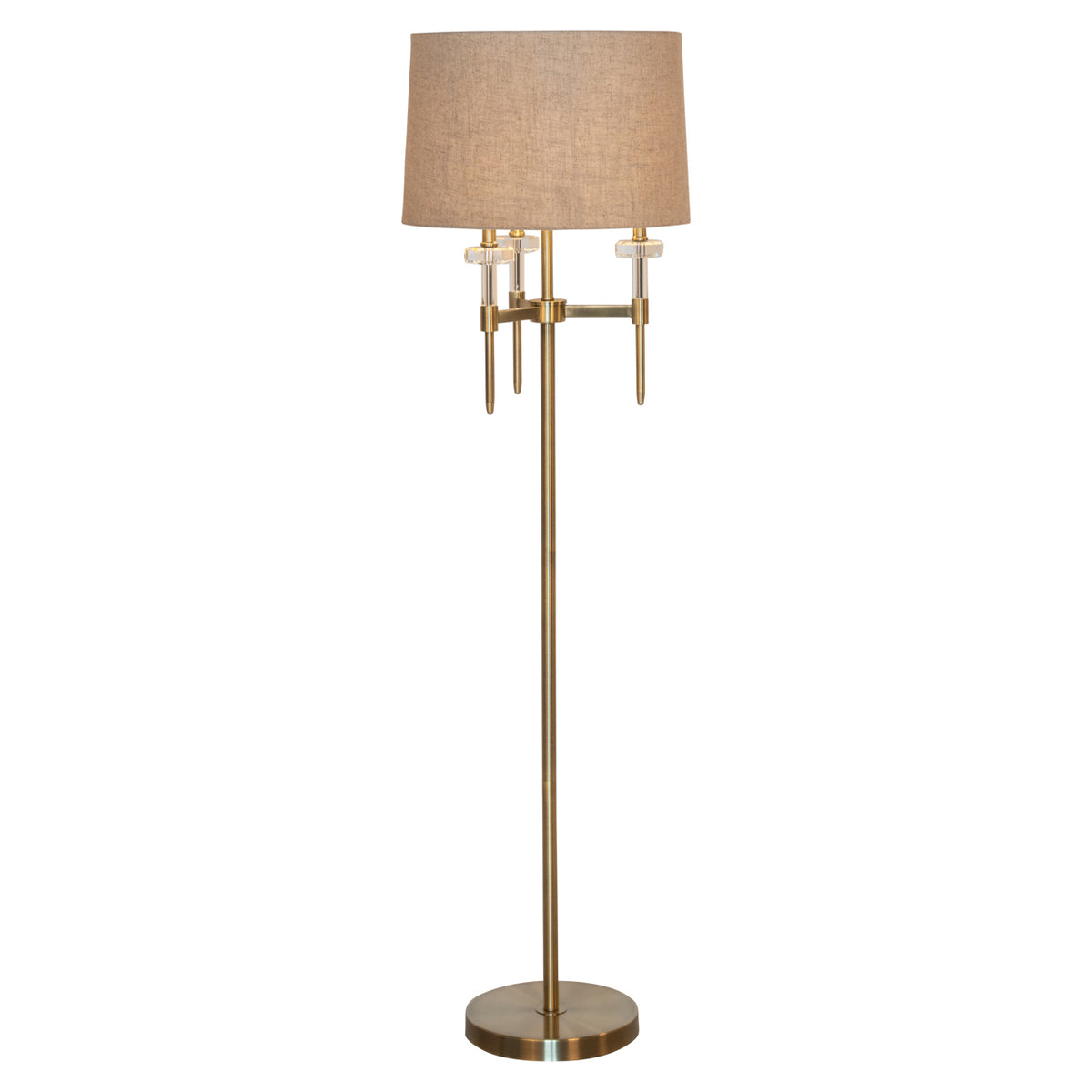 Stehlampe Josie brushed gold
