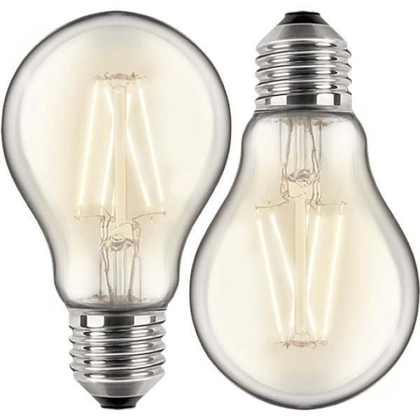 Leuchtmittel - Tropfen 7W (≈60W) 2700K Ø6cm 2er Set