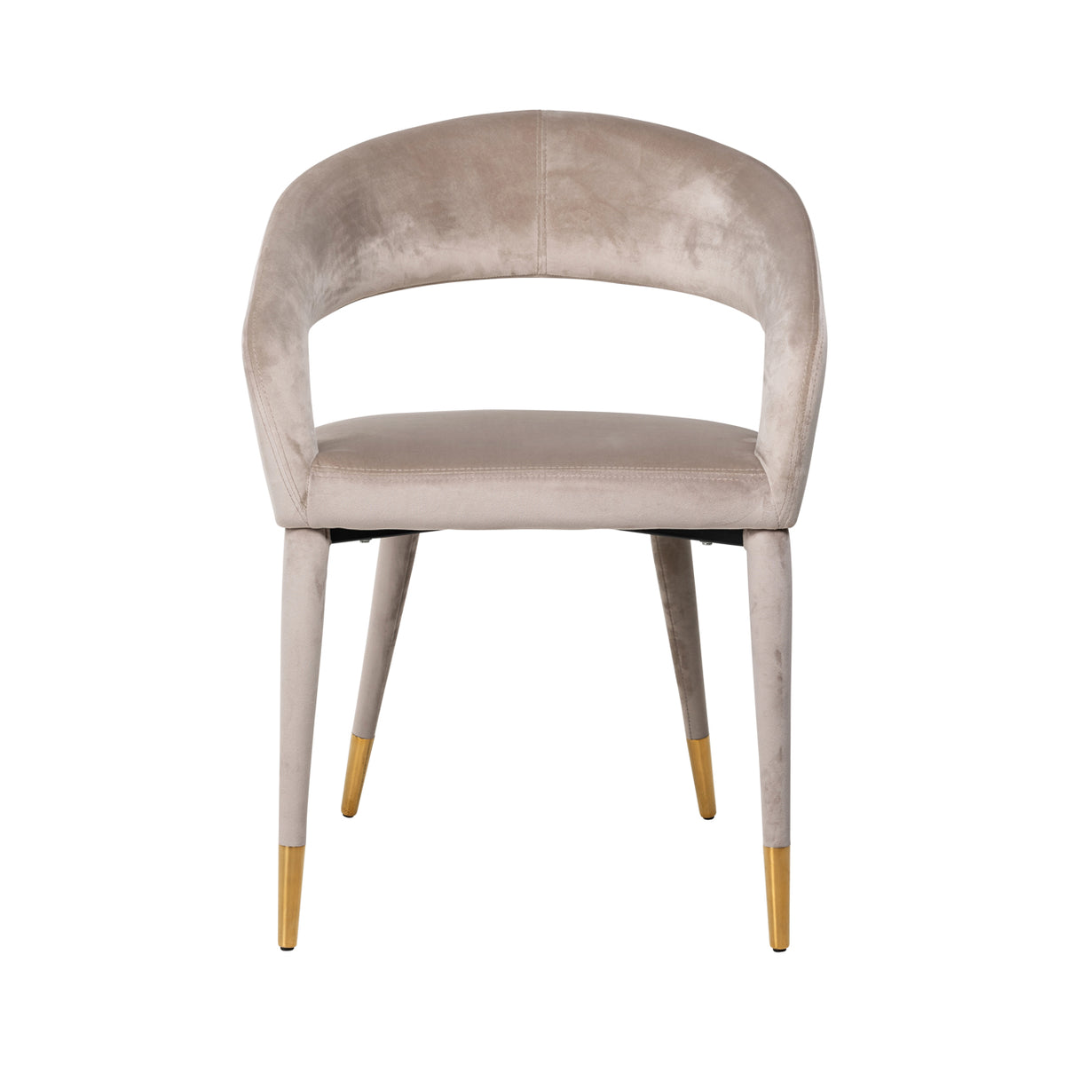Esszimmerstuhl Gia khaki velvet fire retardant