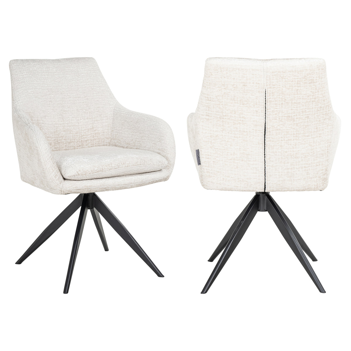 Esszimmerstuhl Lisonne cream fusion swivel