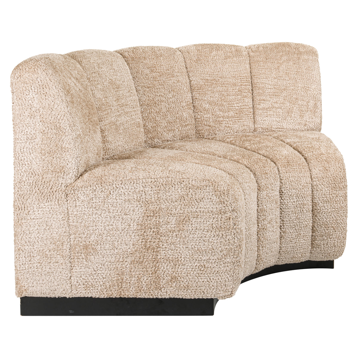 Sitzbank Hillpark lovely beige round corner