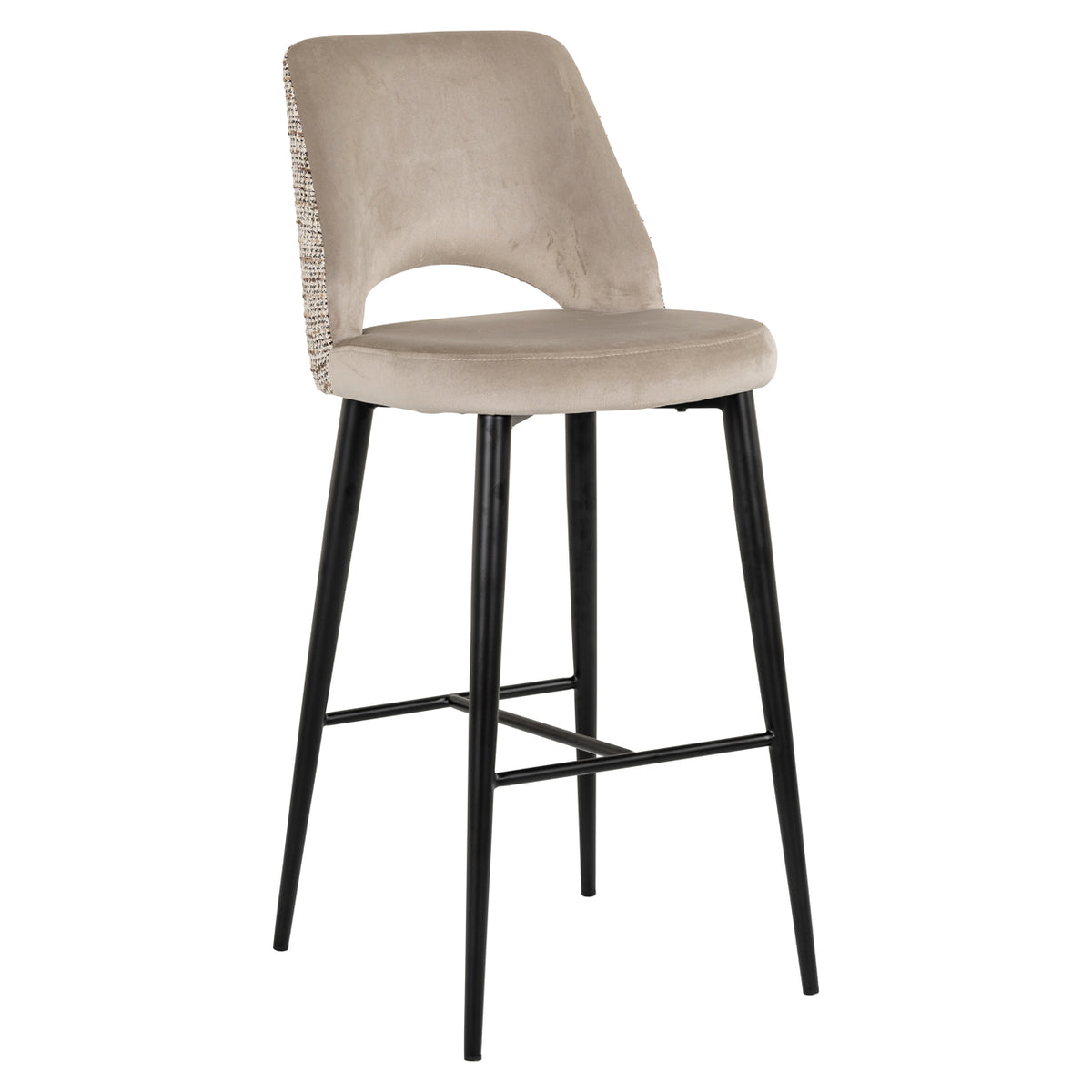 Barhocker Tabitha trendy nature fire retardant