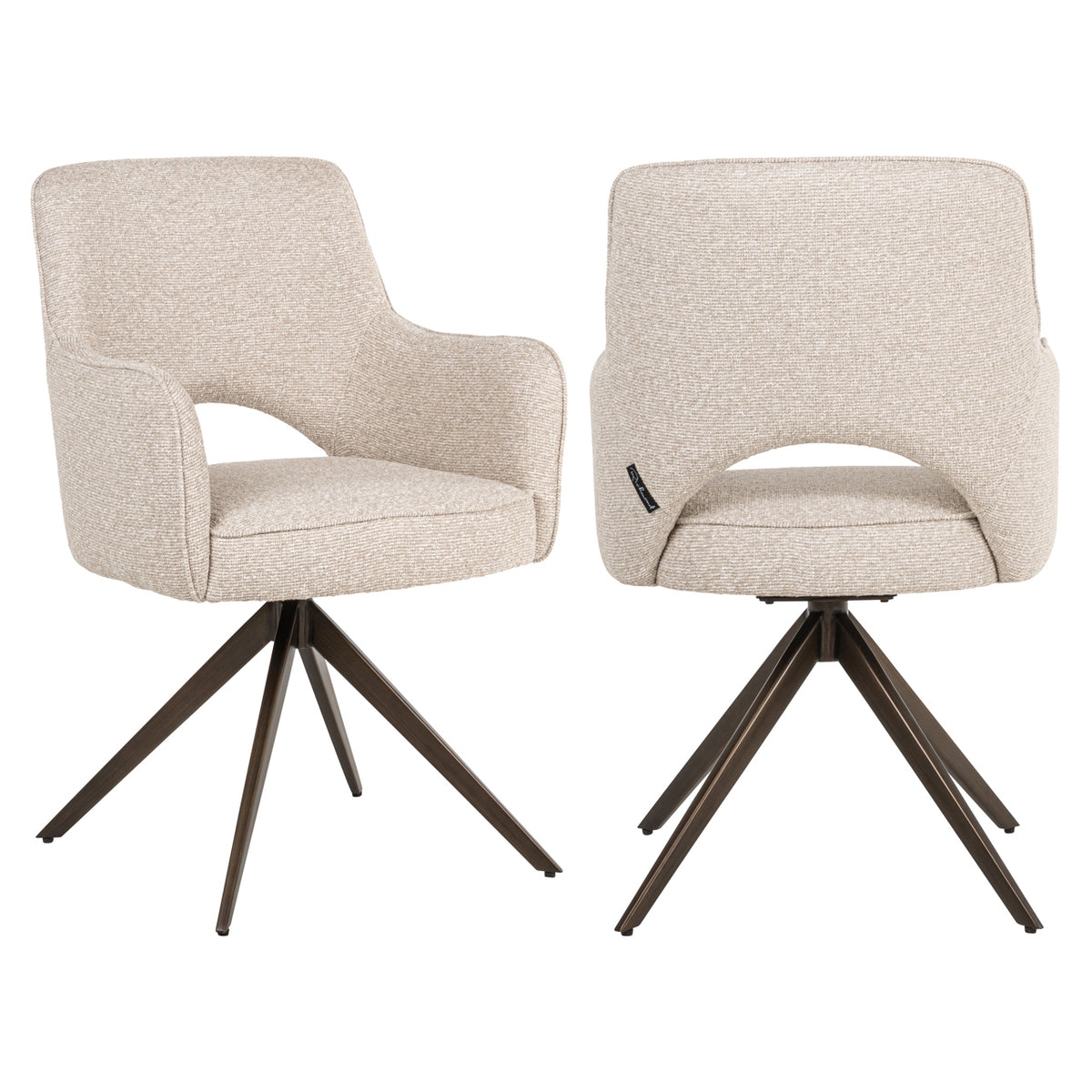 Esszimmerstuhl Ginerva biscotti swivel