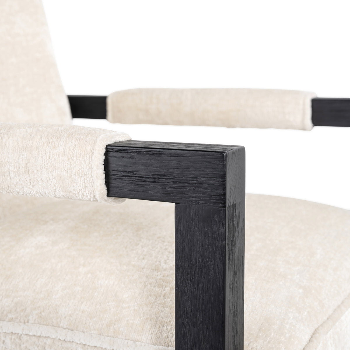 Esszimmerstuhl Beck white chenille
