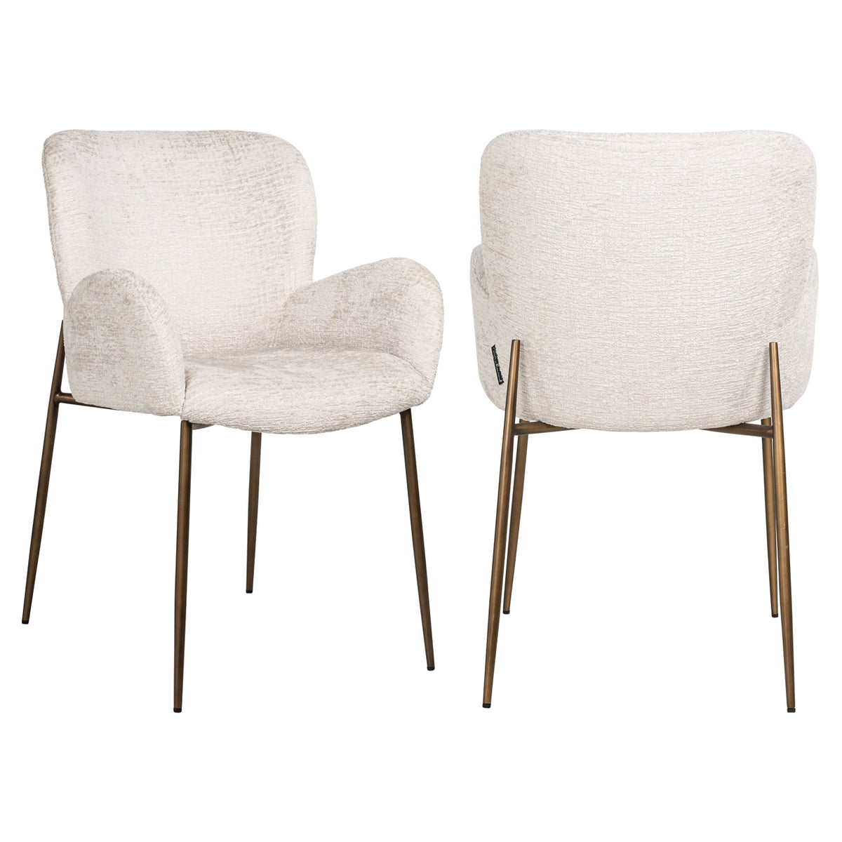 Esszimmerstuhl Amber cream fusion fire retardant