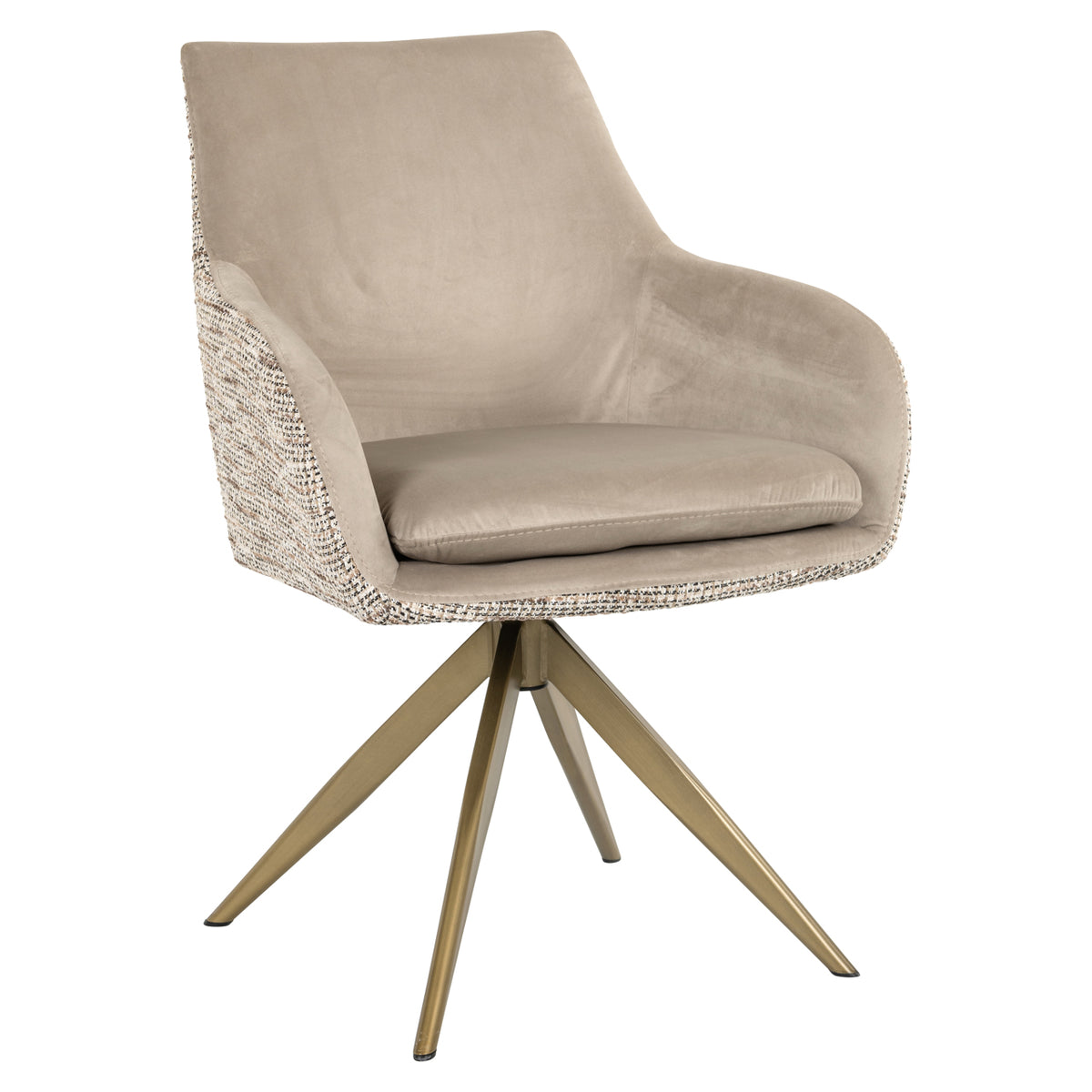 Esszimmerstuhl Lisonne trendy nature swivel