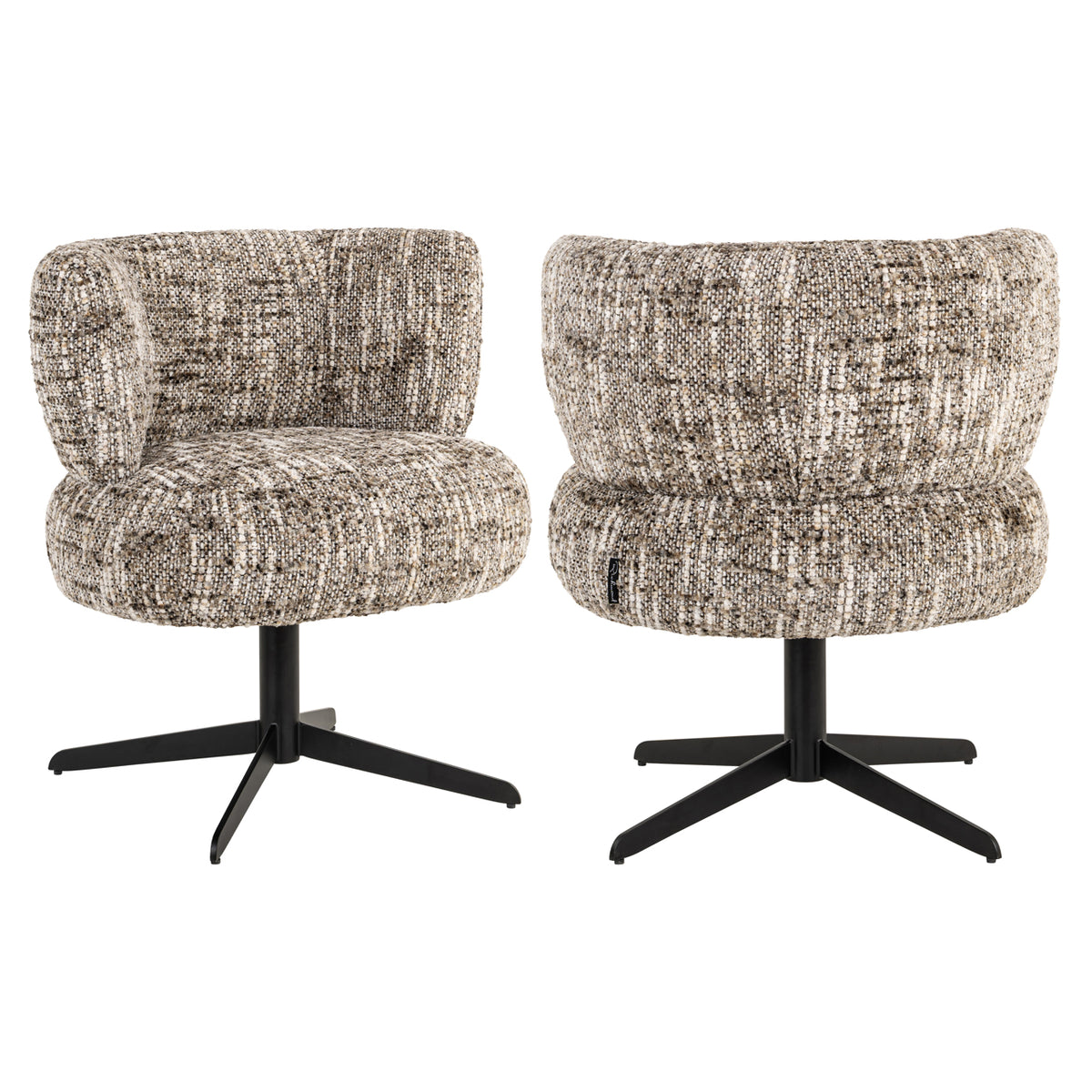 Esszimmerstuhl Alexis brown omara swivel