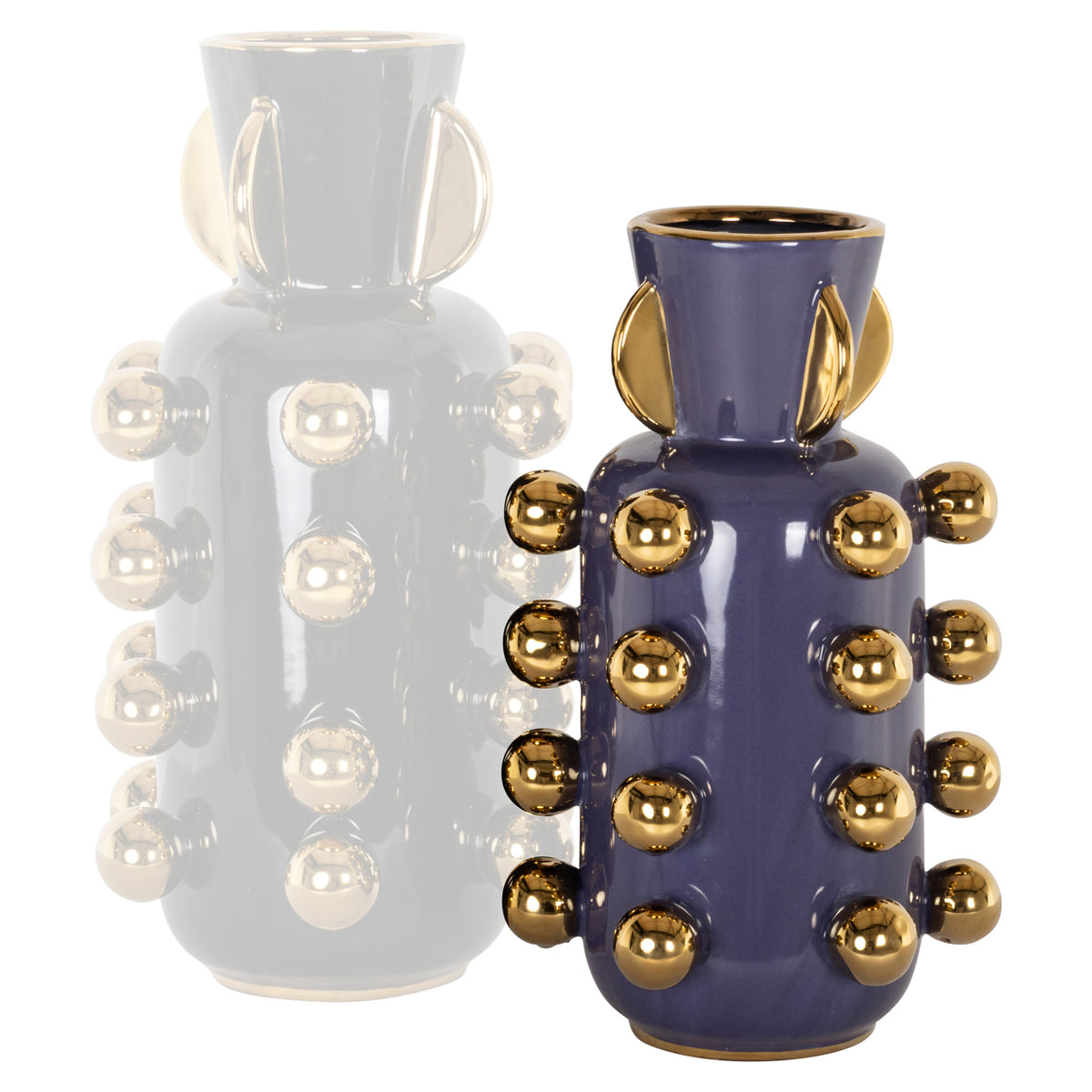 Vase Zalia purple small