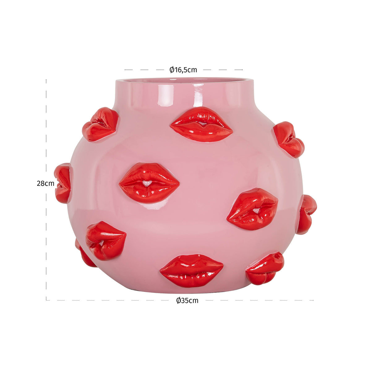 Vase Loth pink