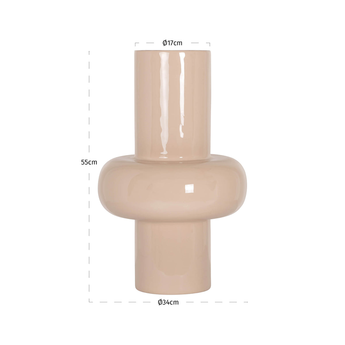 Vase Benice tapioca large